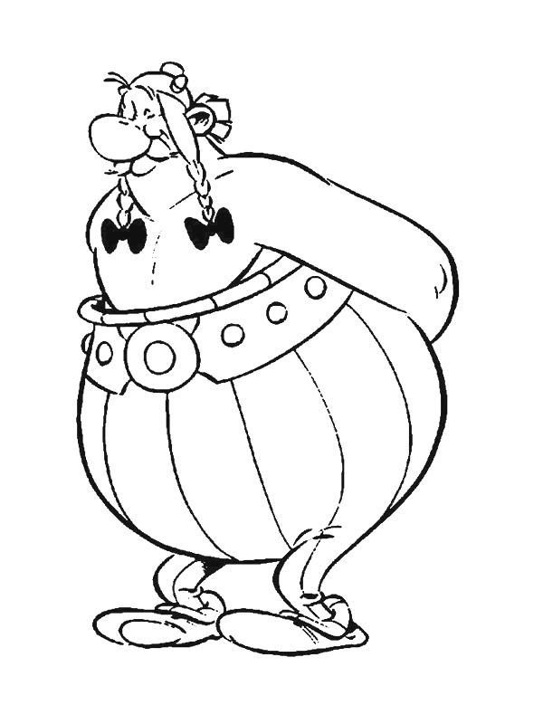 Asterix and obelix coloring pages