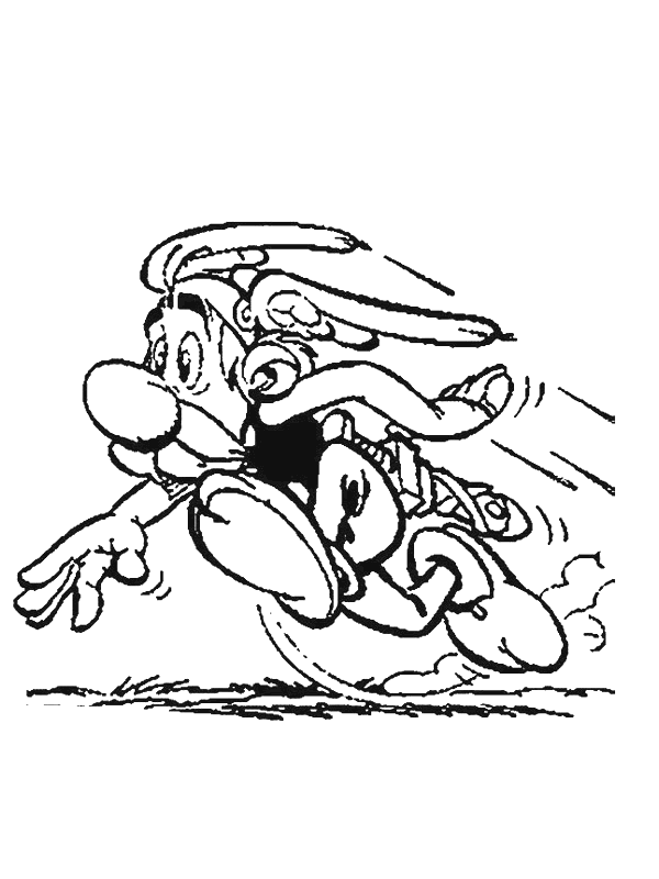 Asterix and obelix coloring pages