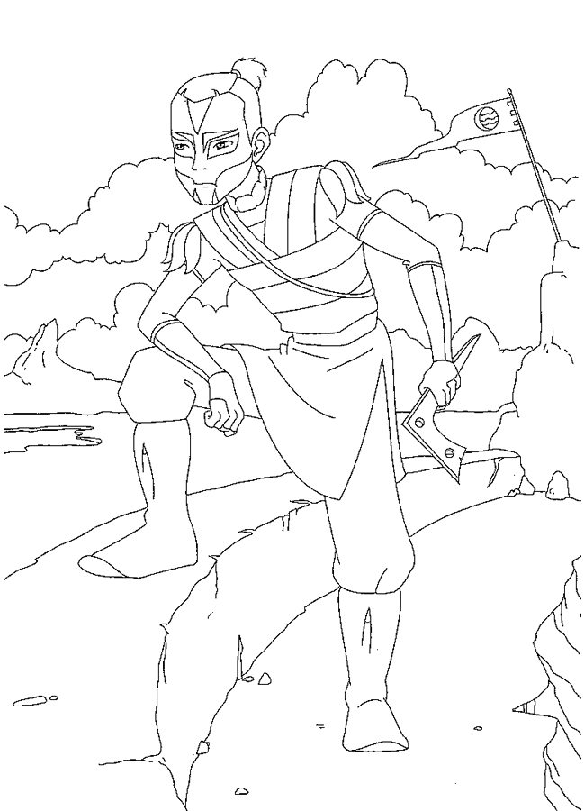 Avatar coloring pages