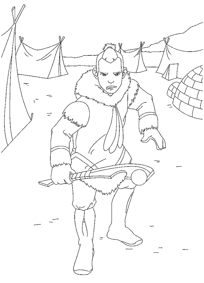 Avatar coloring pages