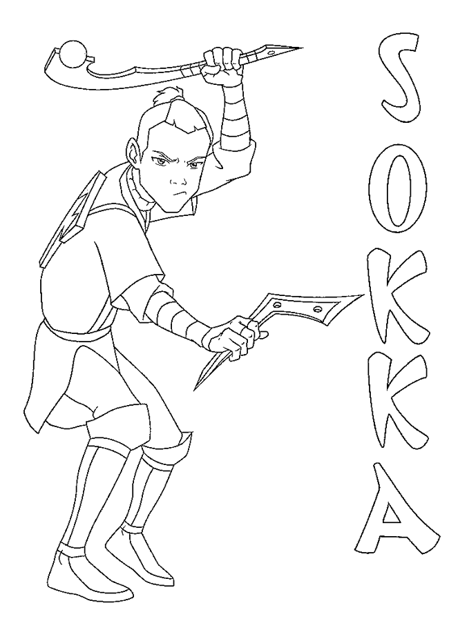 Avatar coloring pages