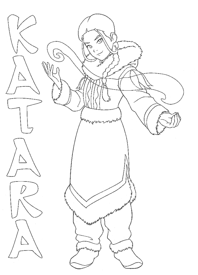 Avatar coloring pages