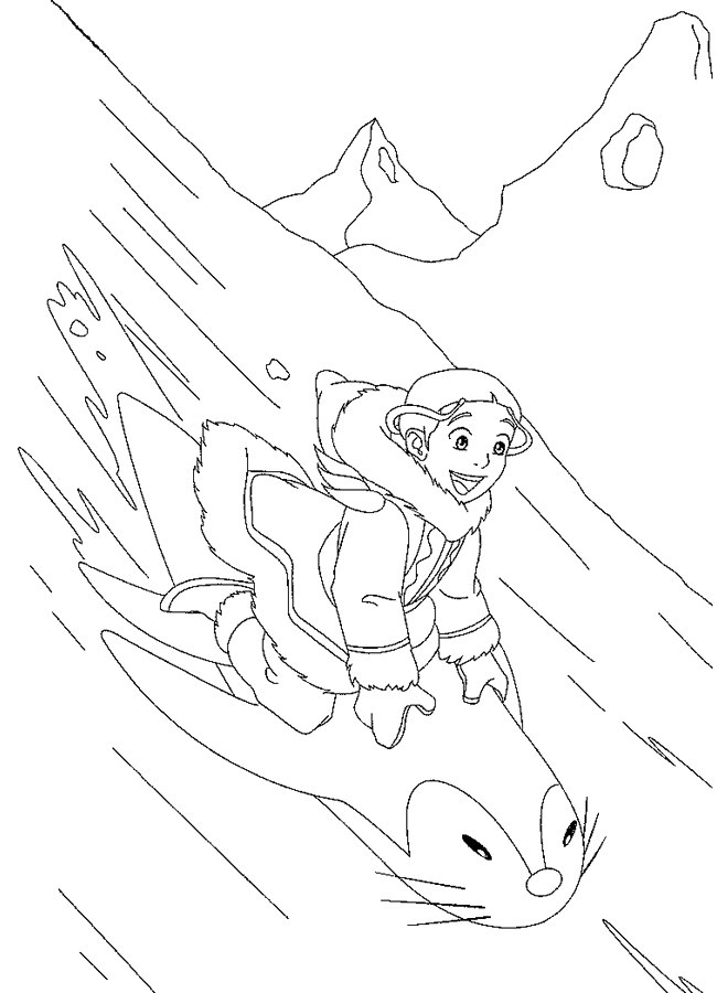 Avatar coloring pages