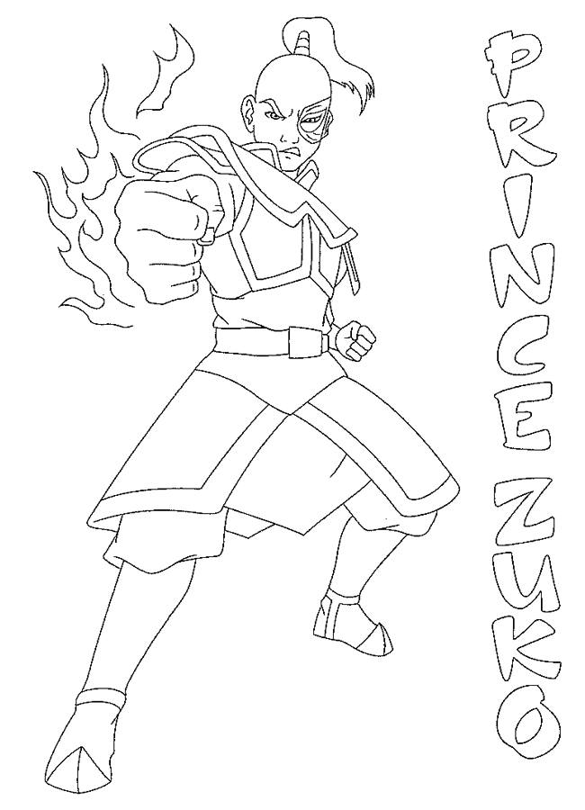 Avatar coloring pages