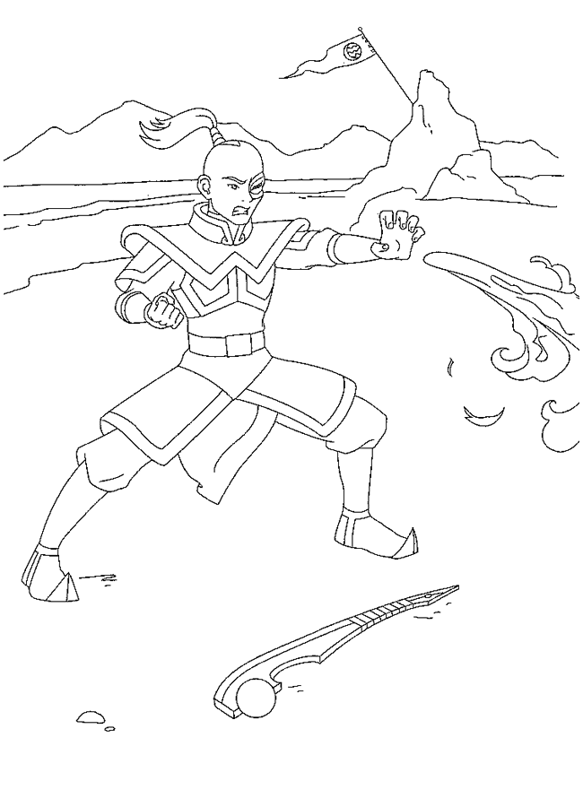 Avatar coloring pages