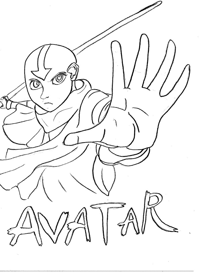 Avatar coloring pages