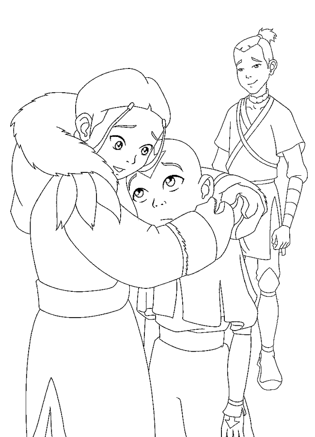 Avatar coloring pages