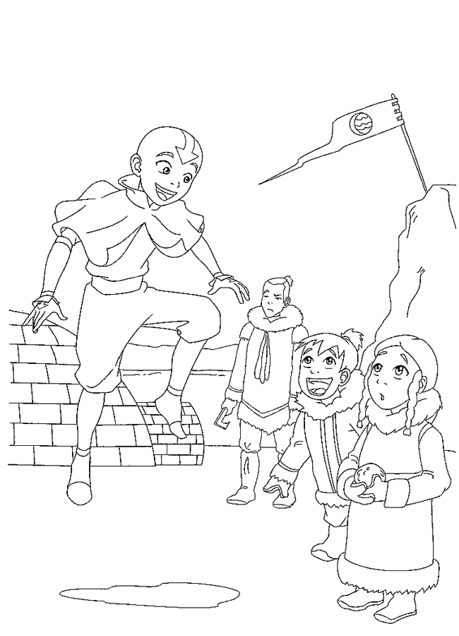 Avatar coloring pages