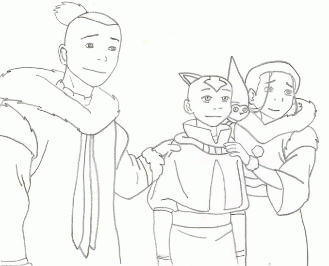 Avatar coloring pages