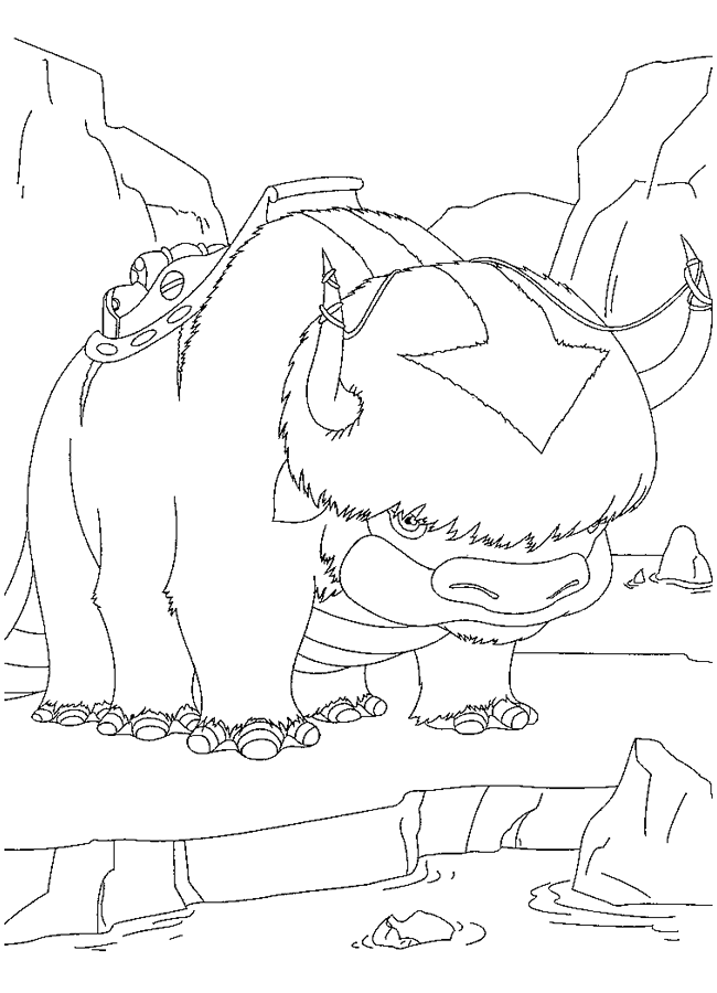 Avatar coloring pages