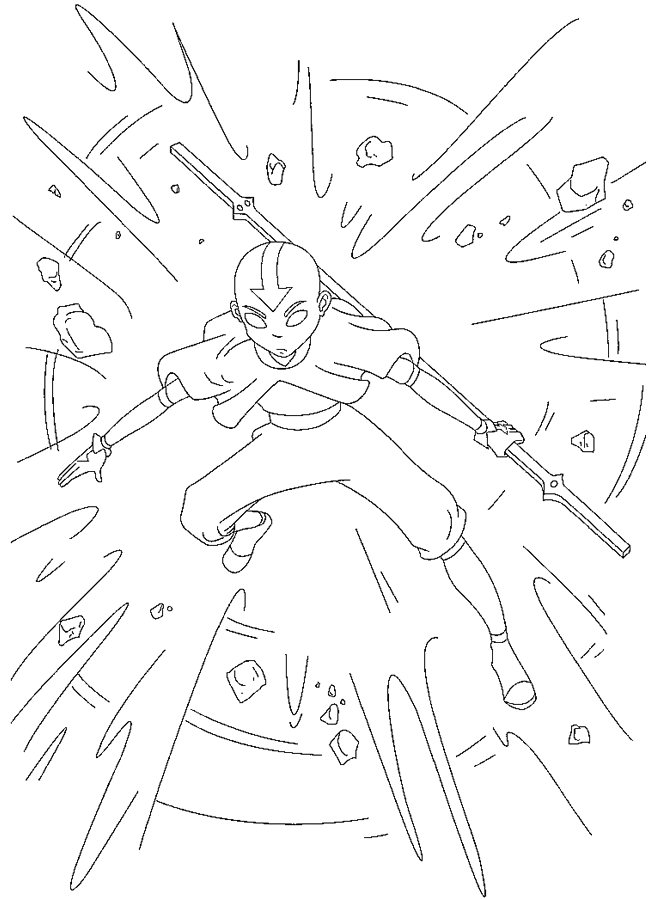 Avatar coloring pages