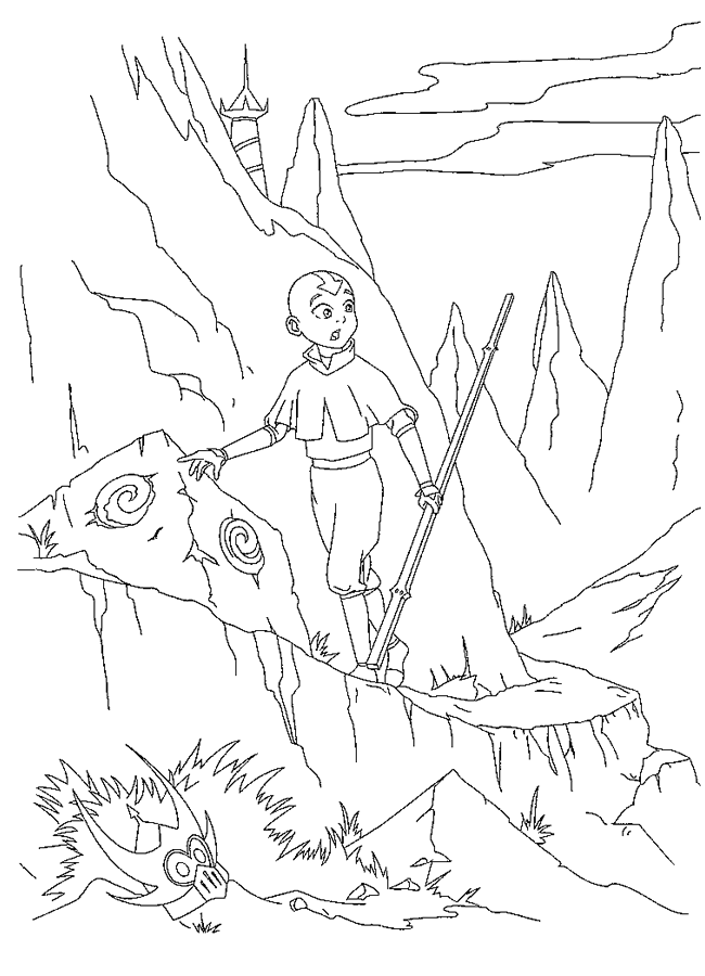 Avatar coloring pages