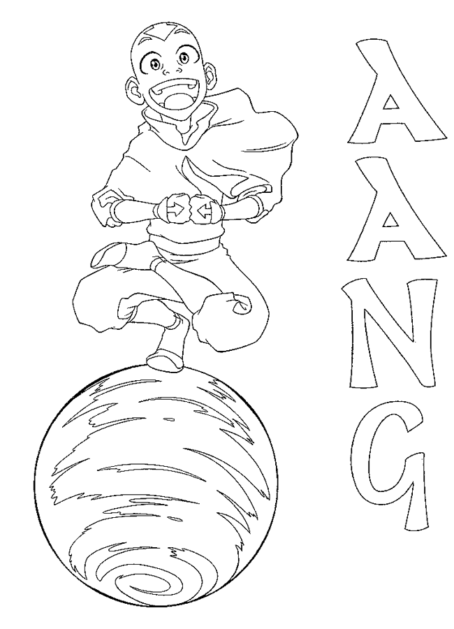 Avatar coloring pages