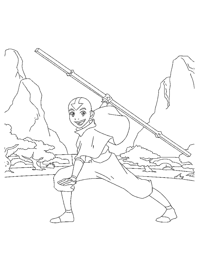 Avatar coloring pages