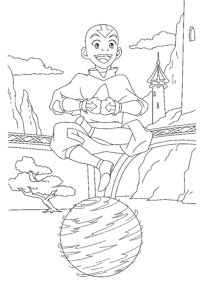 Avatar coloring pages