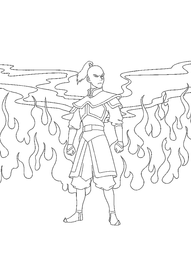 Avatar coloring pages