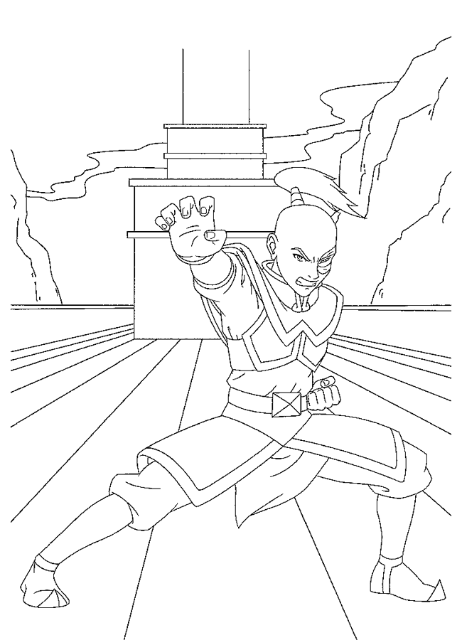 Avatar coloring pages