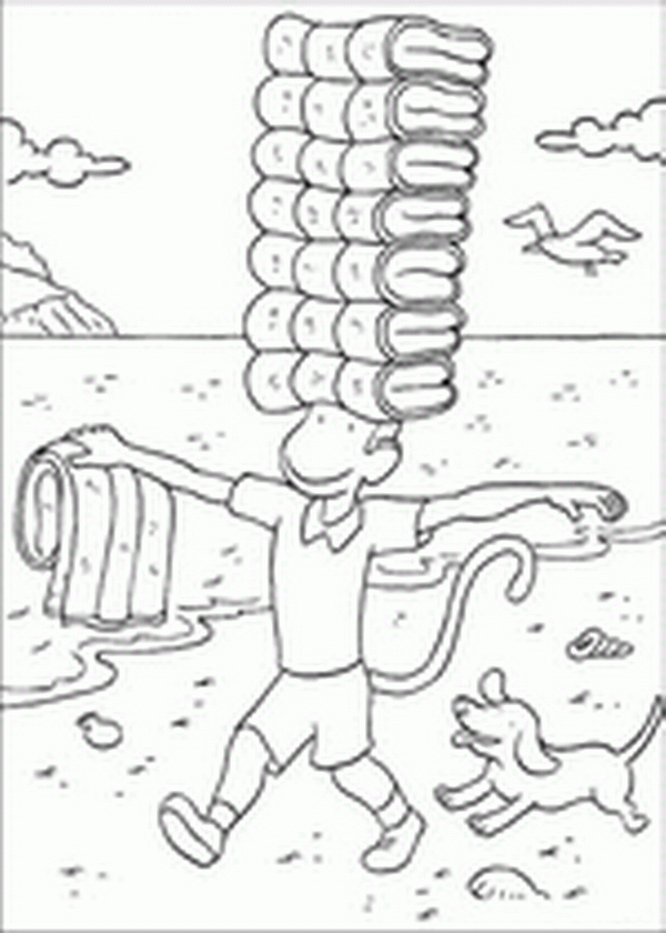 Babar coloring pages