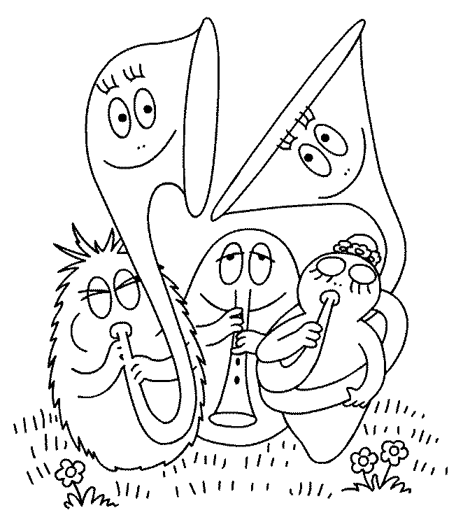 Barbapapa coloring pages