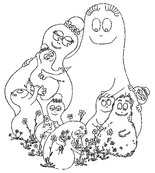 Barbapapa coloring pages