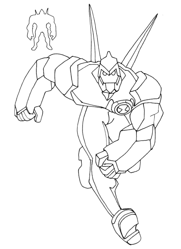 Ben 10 coloring pages