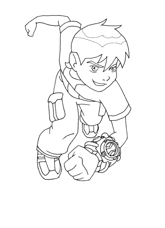 Ben 10 coloring pages