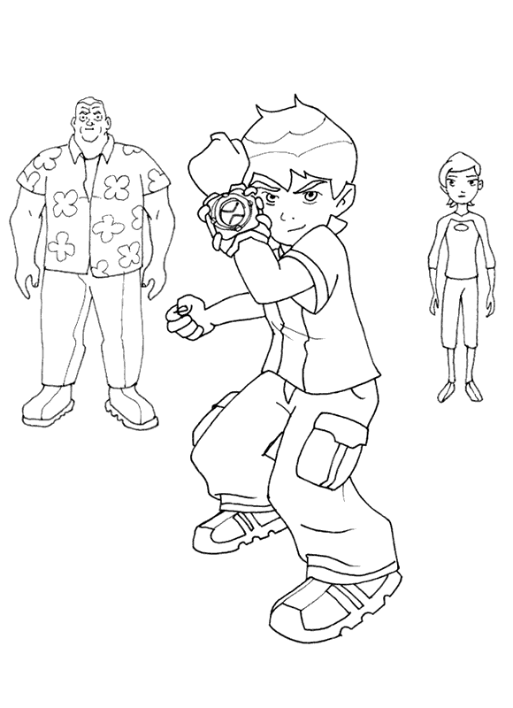 Ben 10 coloring pages