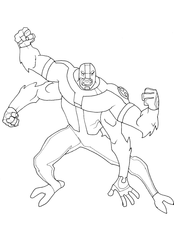 Ben 10 coloring pages