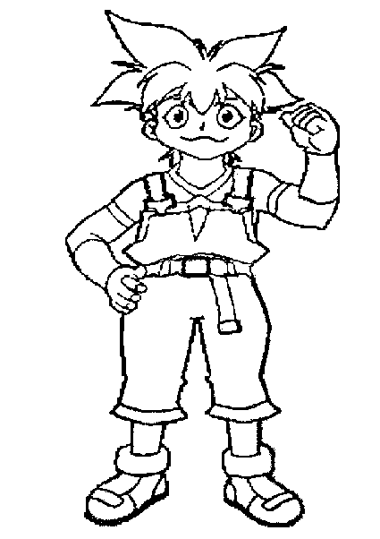 Beyblade coloring pages