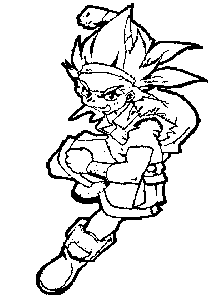 Beyblade coloring pages