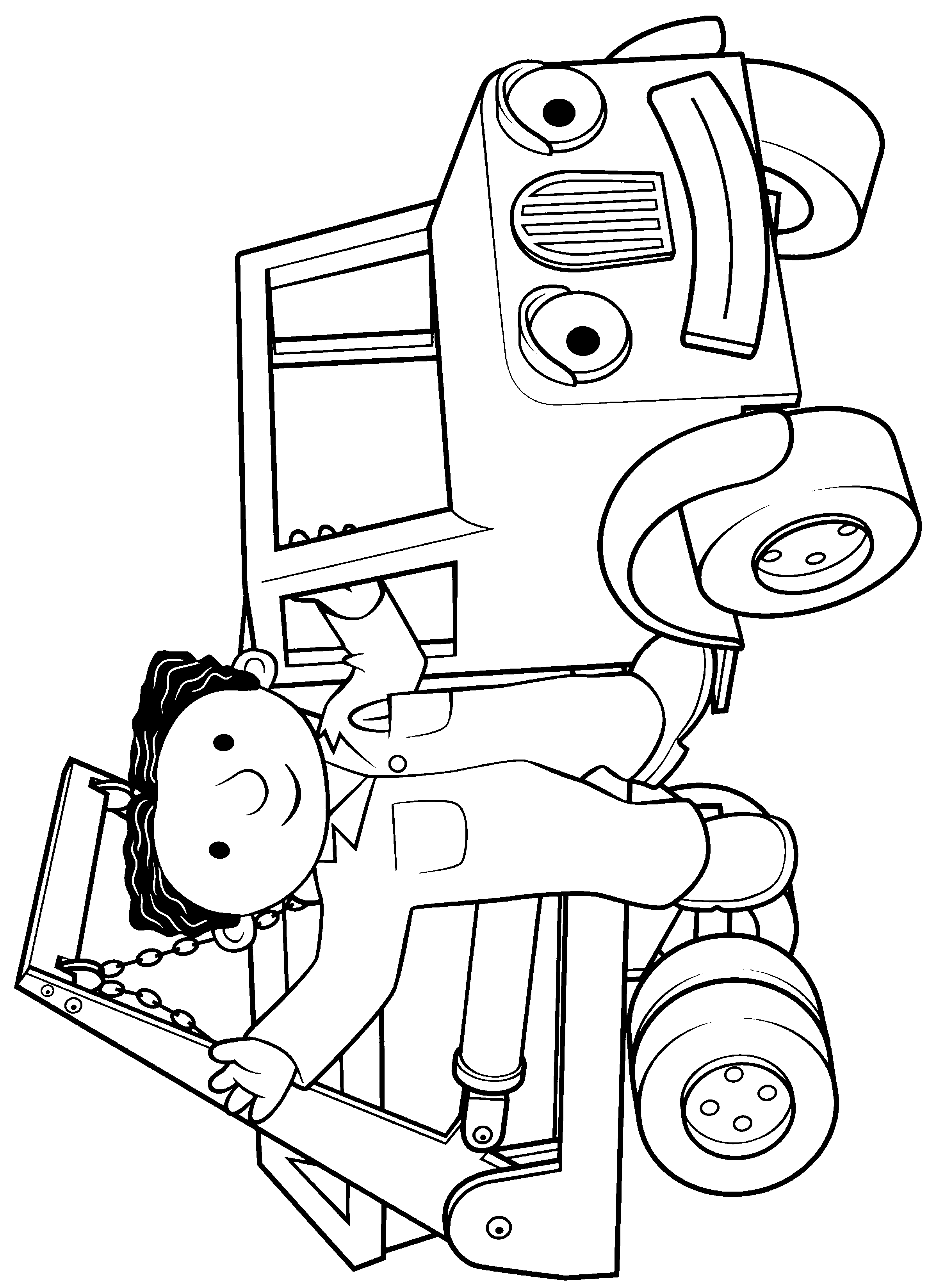 Bob the builder coloring pages