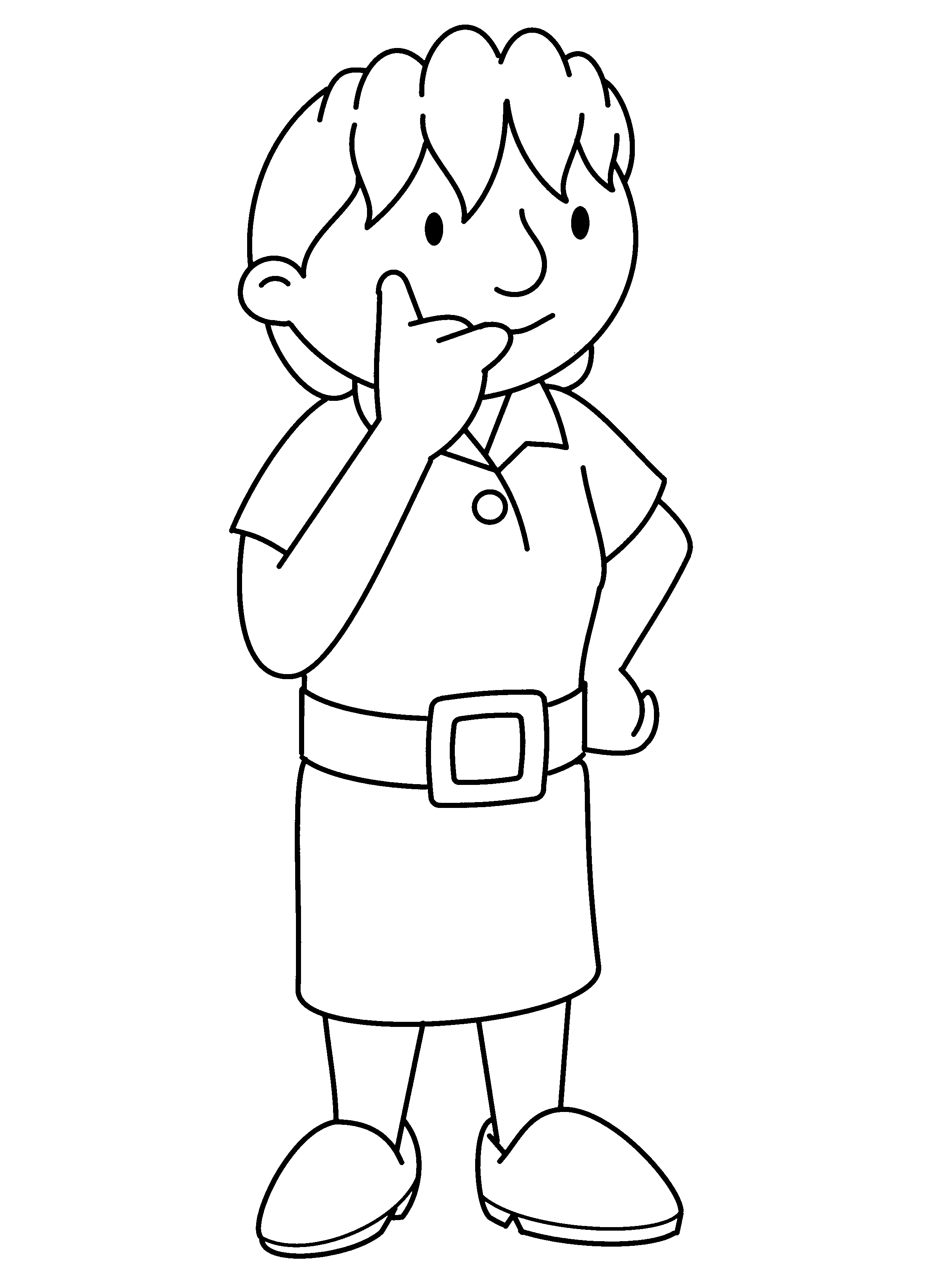 Bob the builder coloring pages