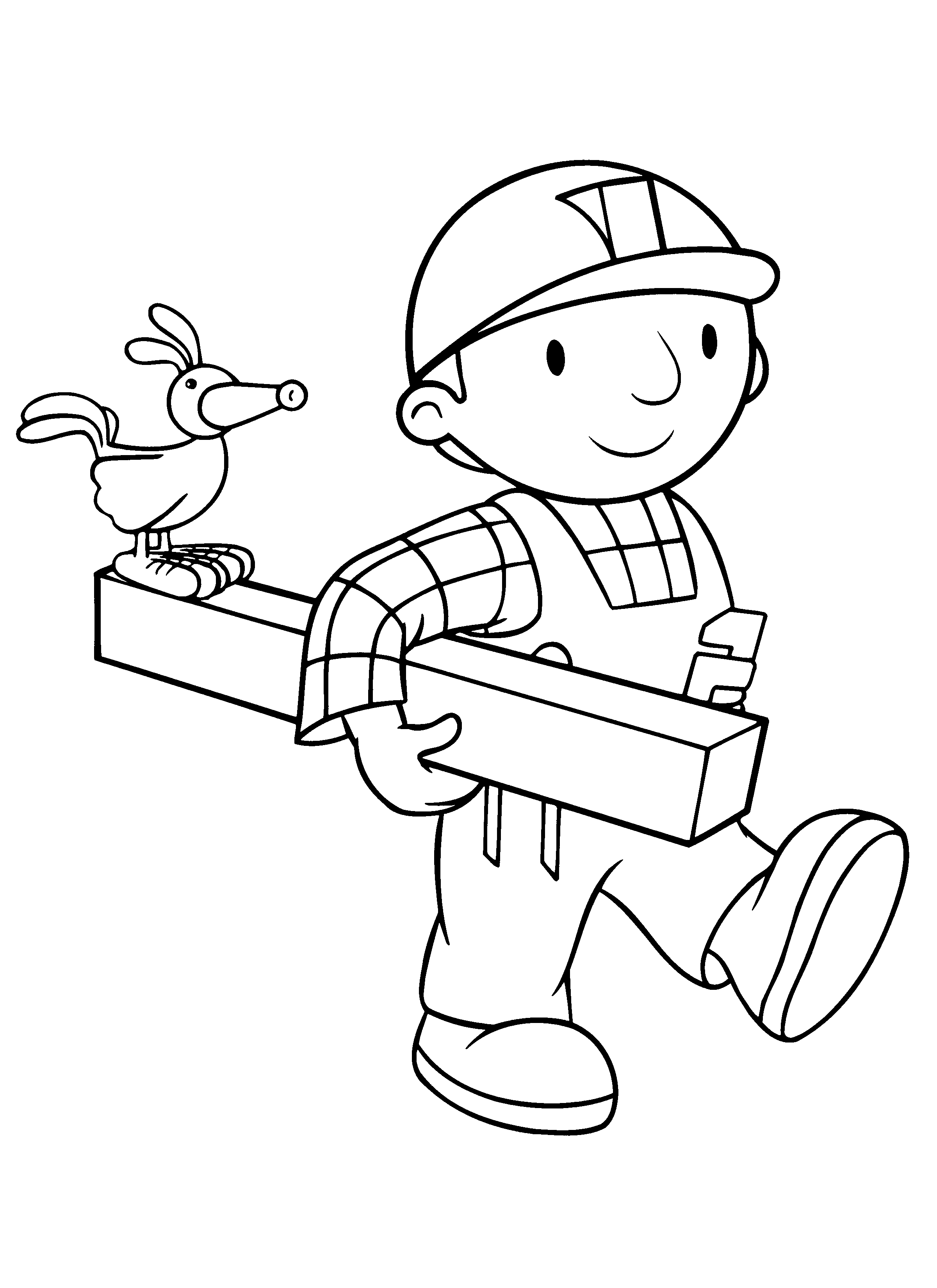 Bob the builder coloring pages