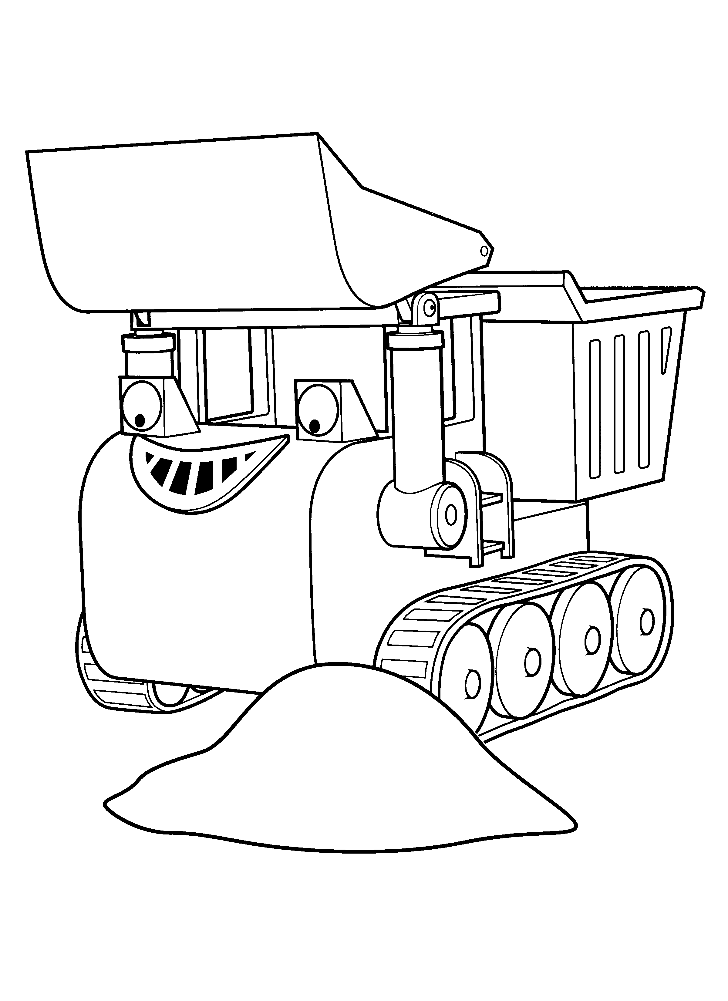 Bob the builder coloring pages