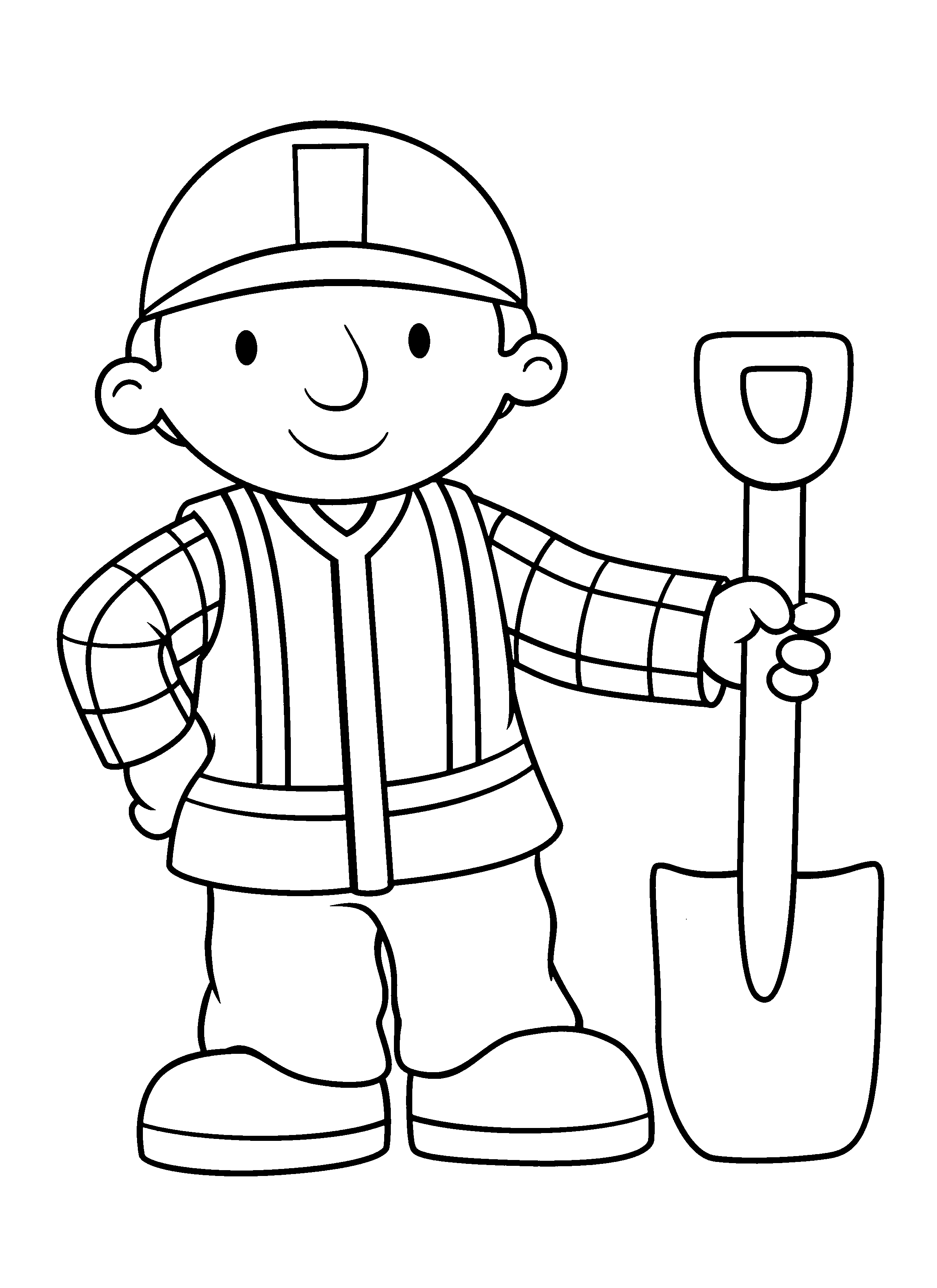 Bob the builder coloring pages