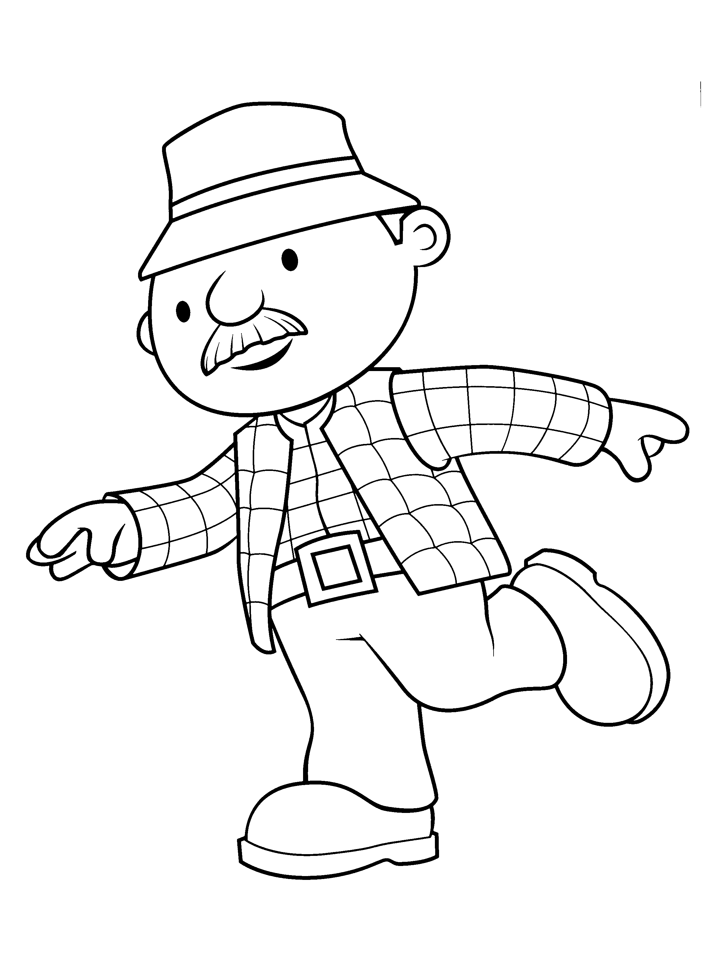 Bob the builder coloring pages