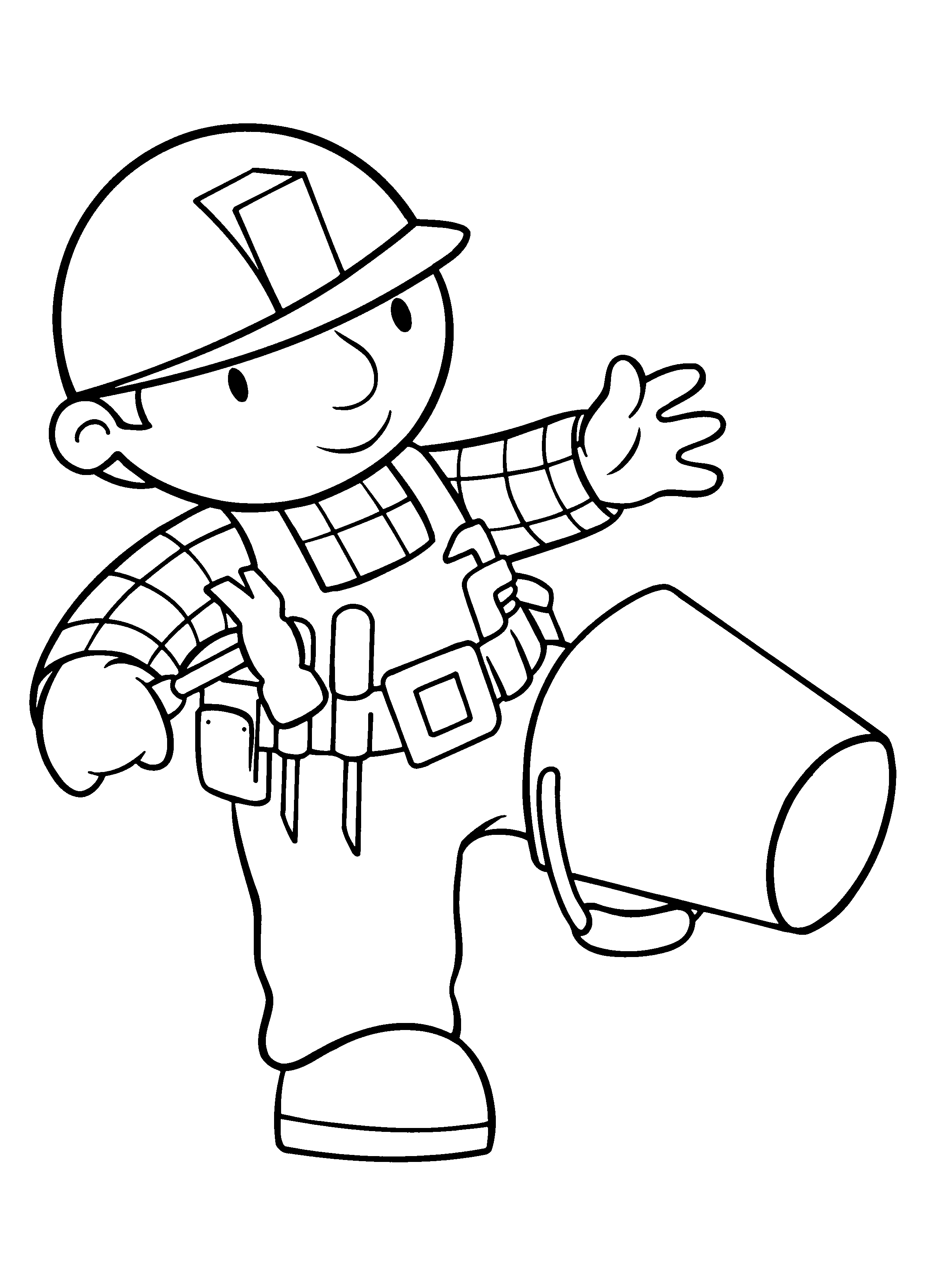 Bob the builder coloring pages