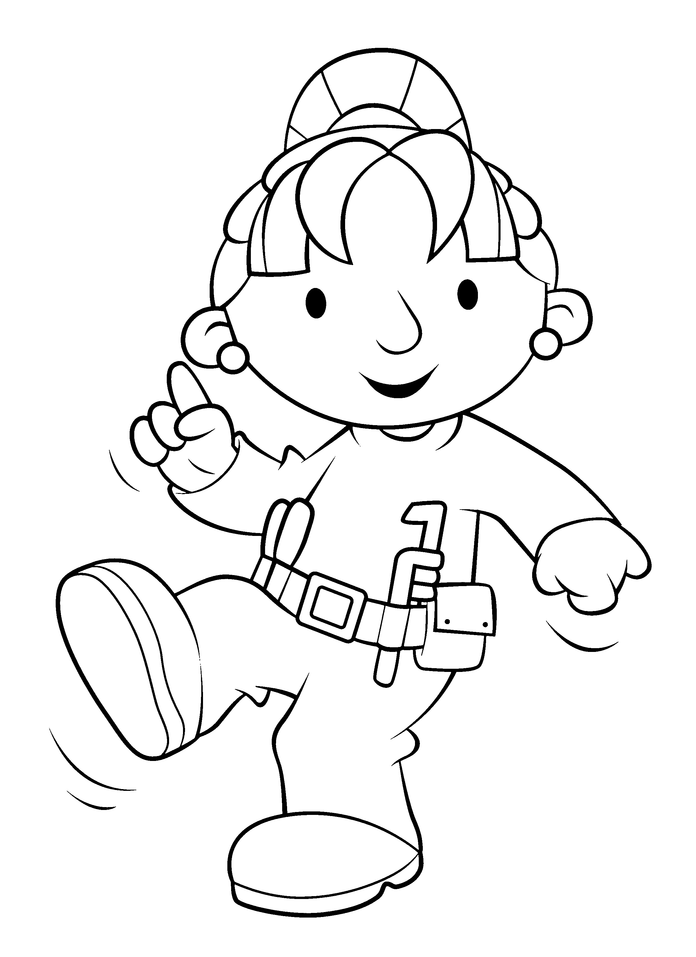Bob the Builder Coloring Page - Free Printable Pages for Young Fans