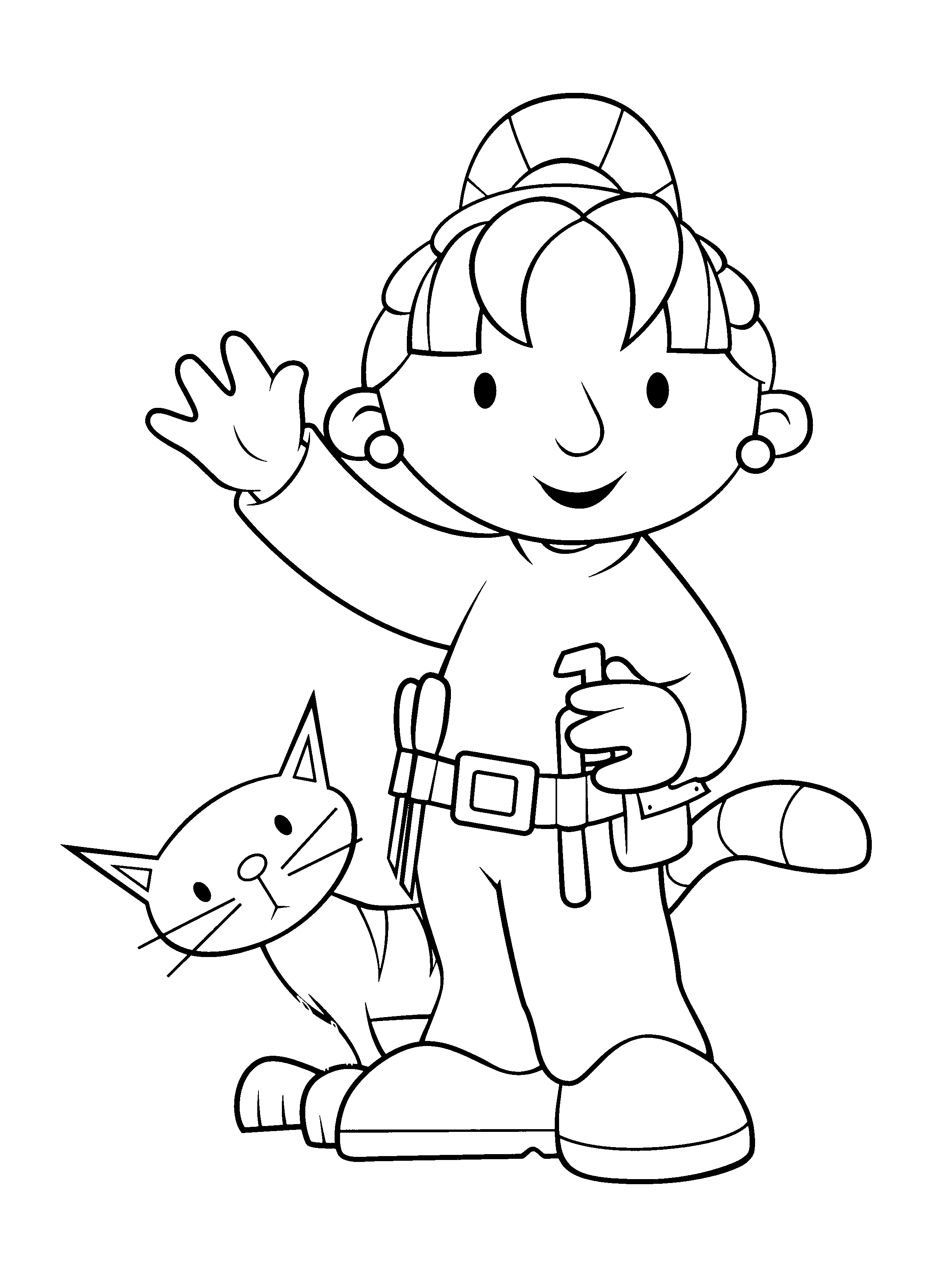 Bob the builder coloring pages