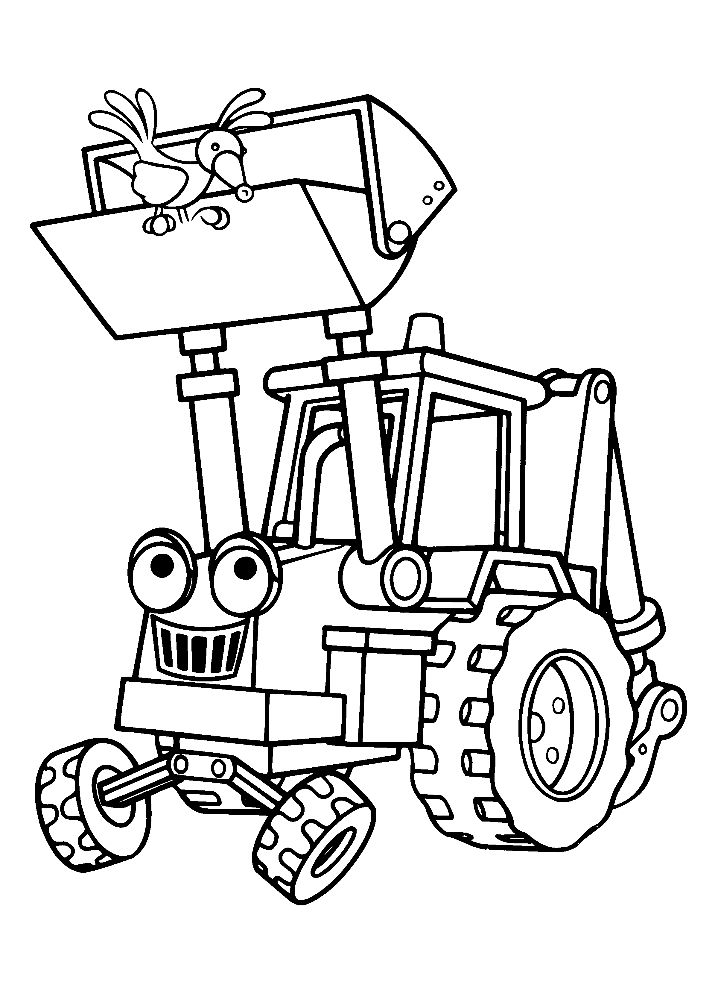 Bob the builder coloring pages