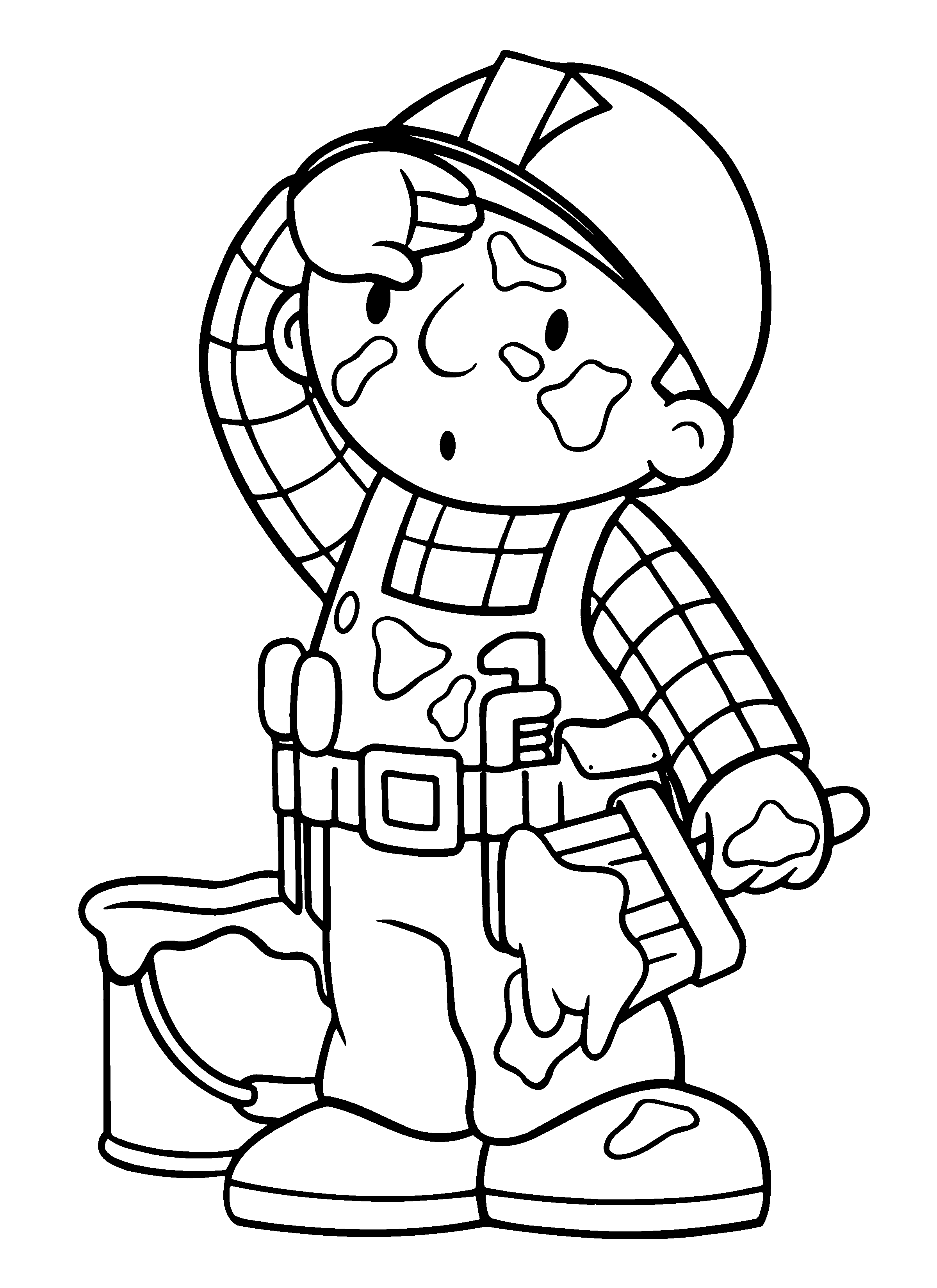 Bob the builder coloring pages