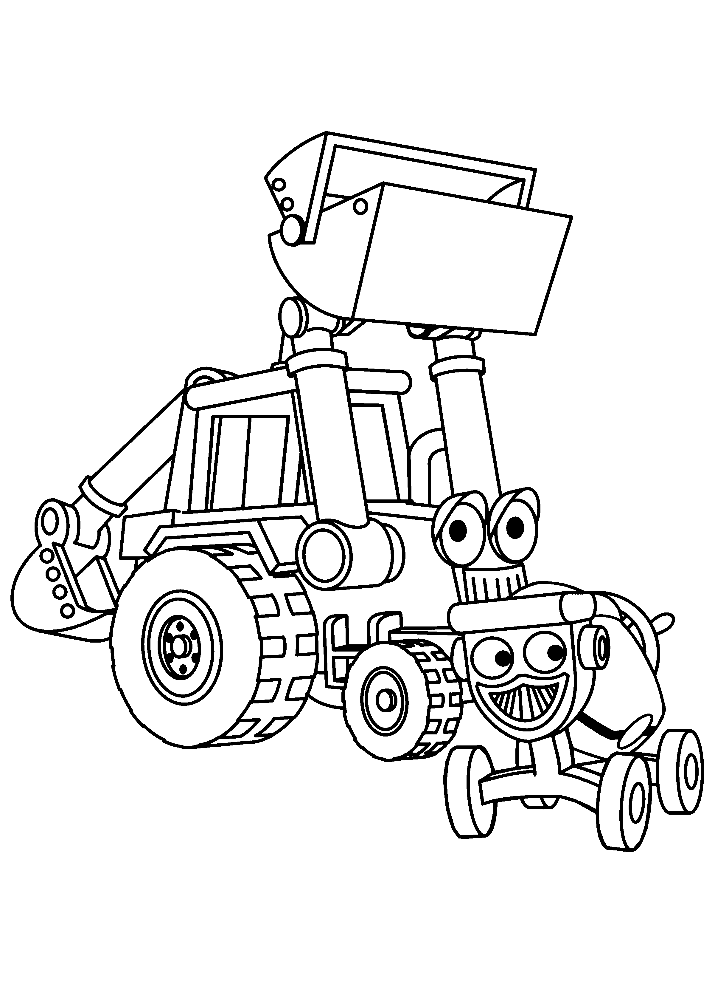 Bob the builder coloring pages