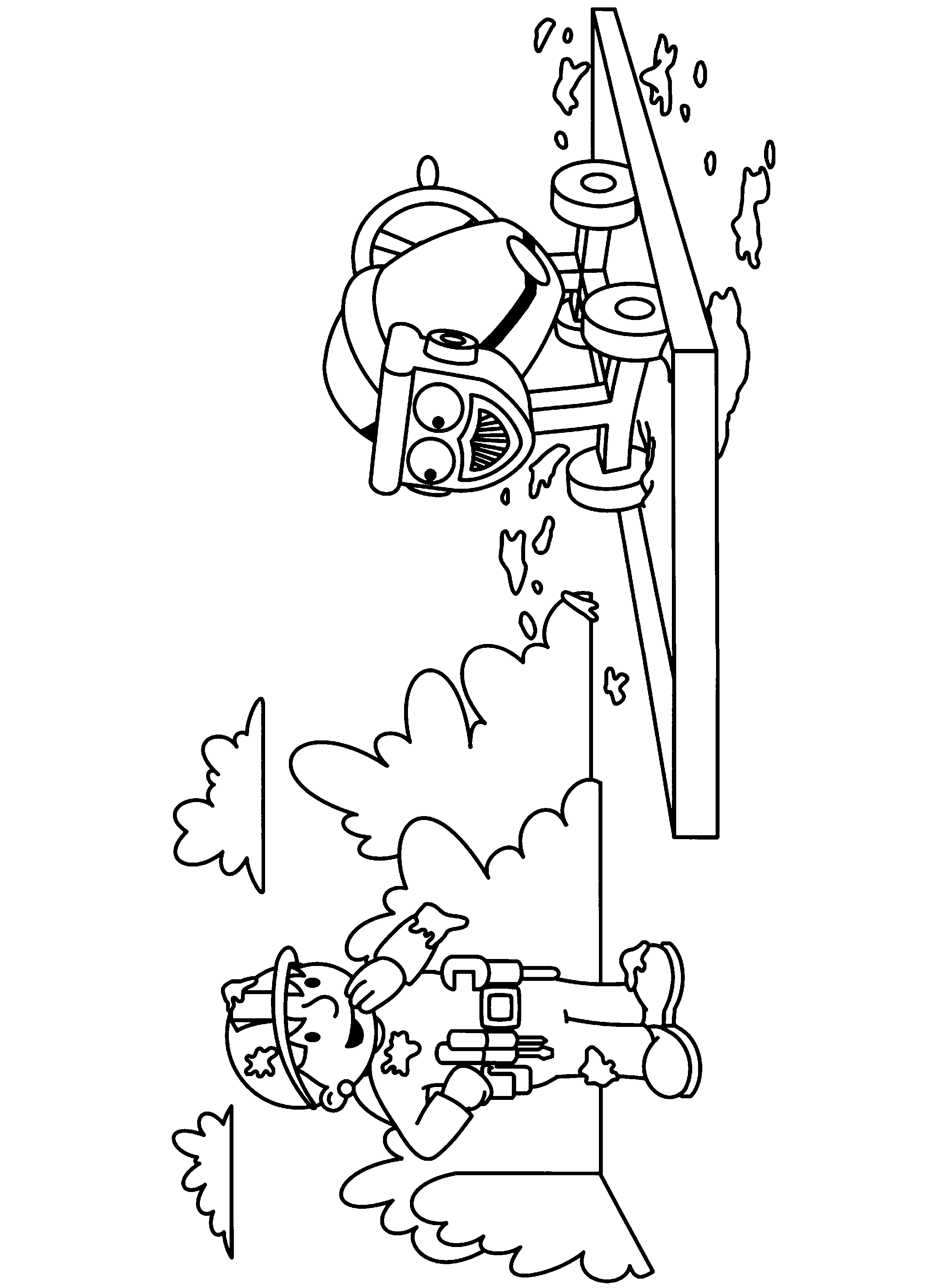 Bob the builder coloring pages