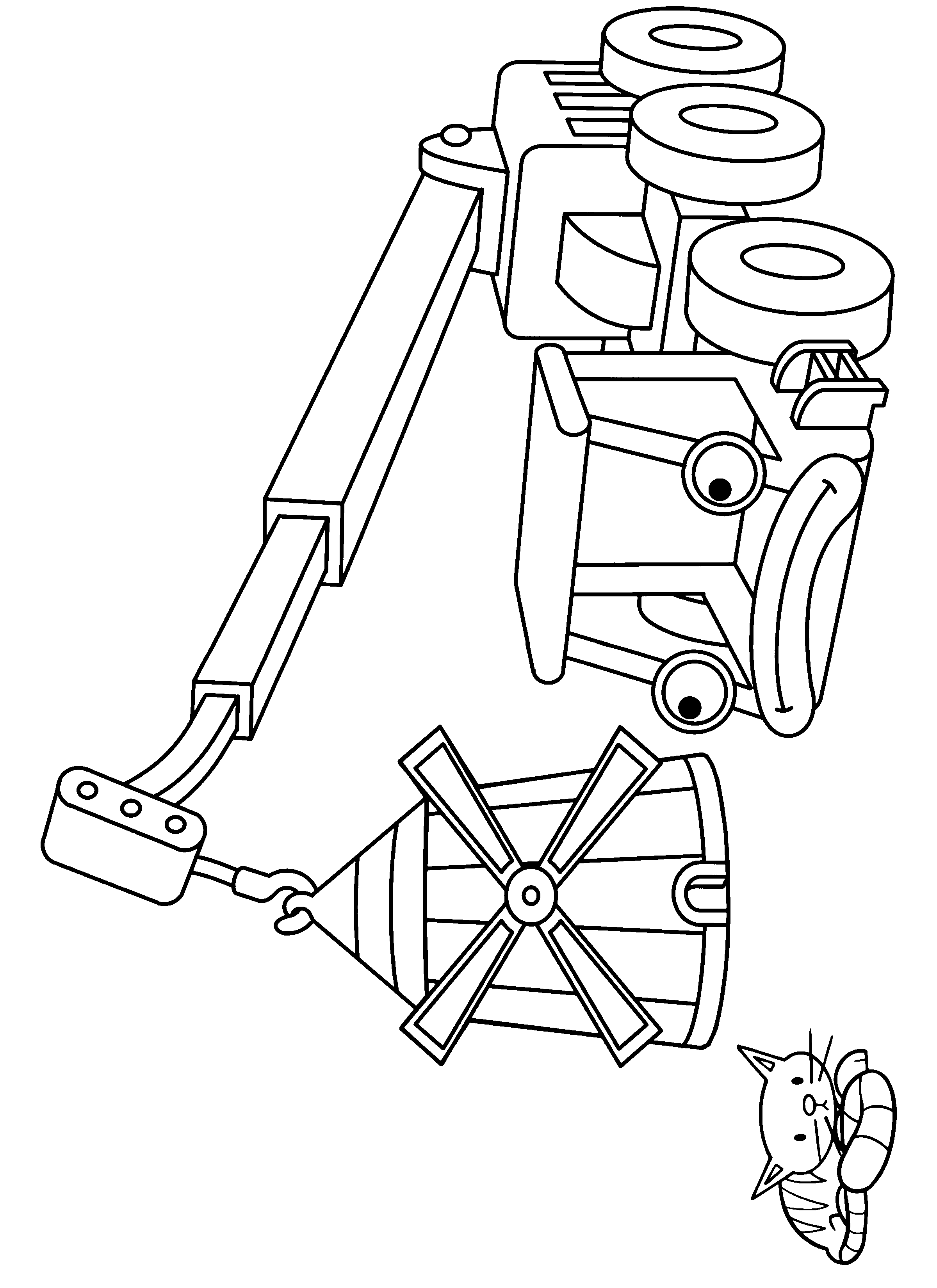 Bob the builder coloring pages