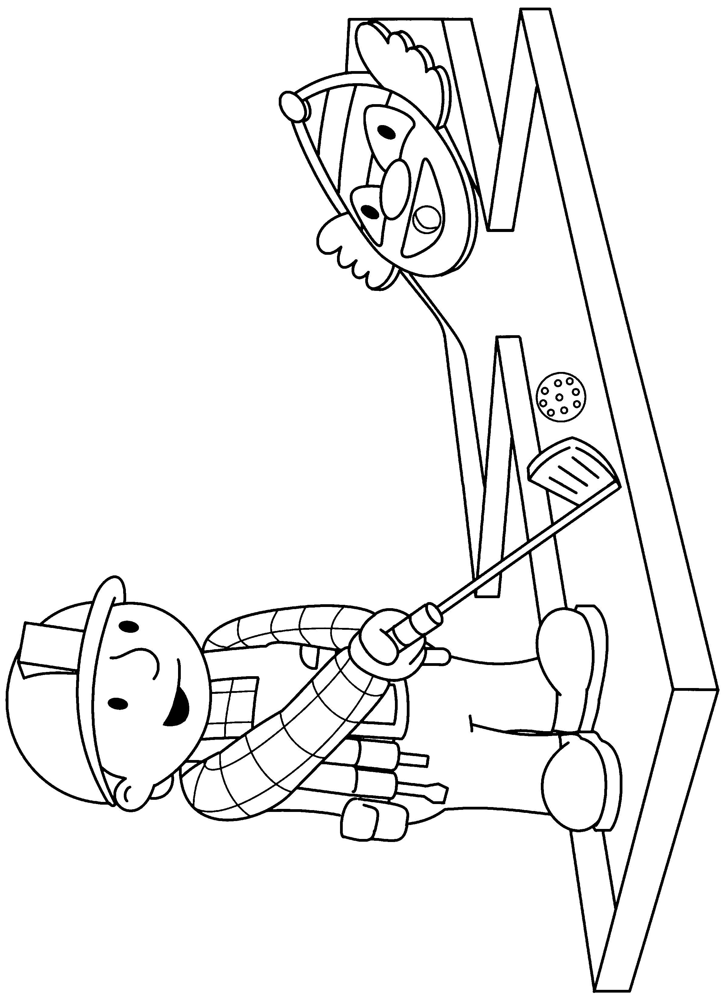 Bob the builder coloring pages