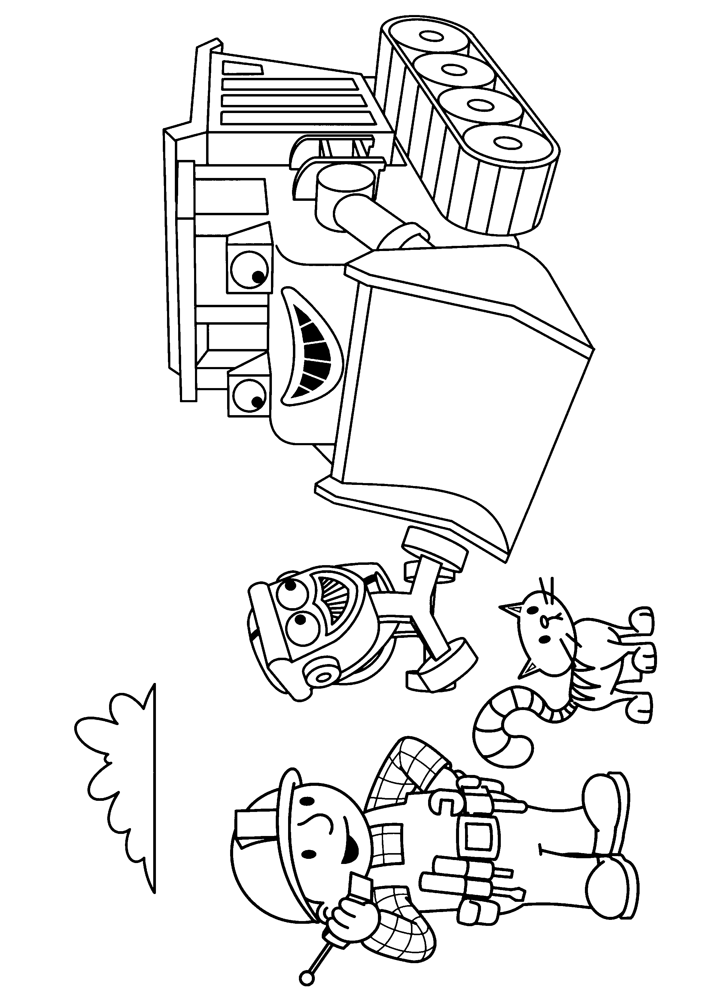 Bob the builder coloring pages