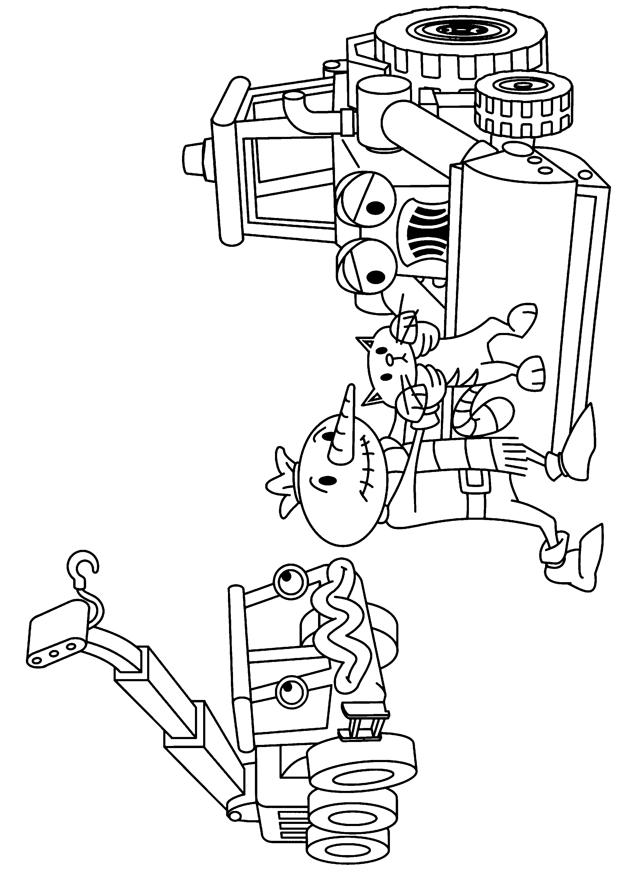 Bob the builder coloring pages