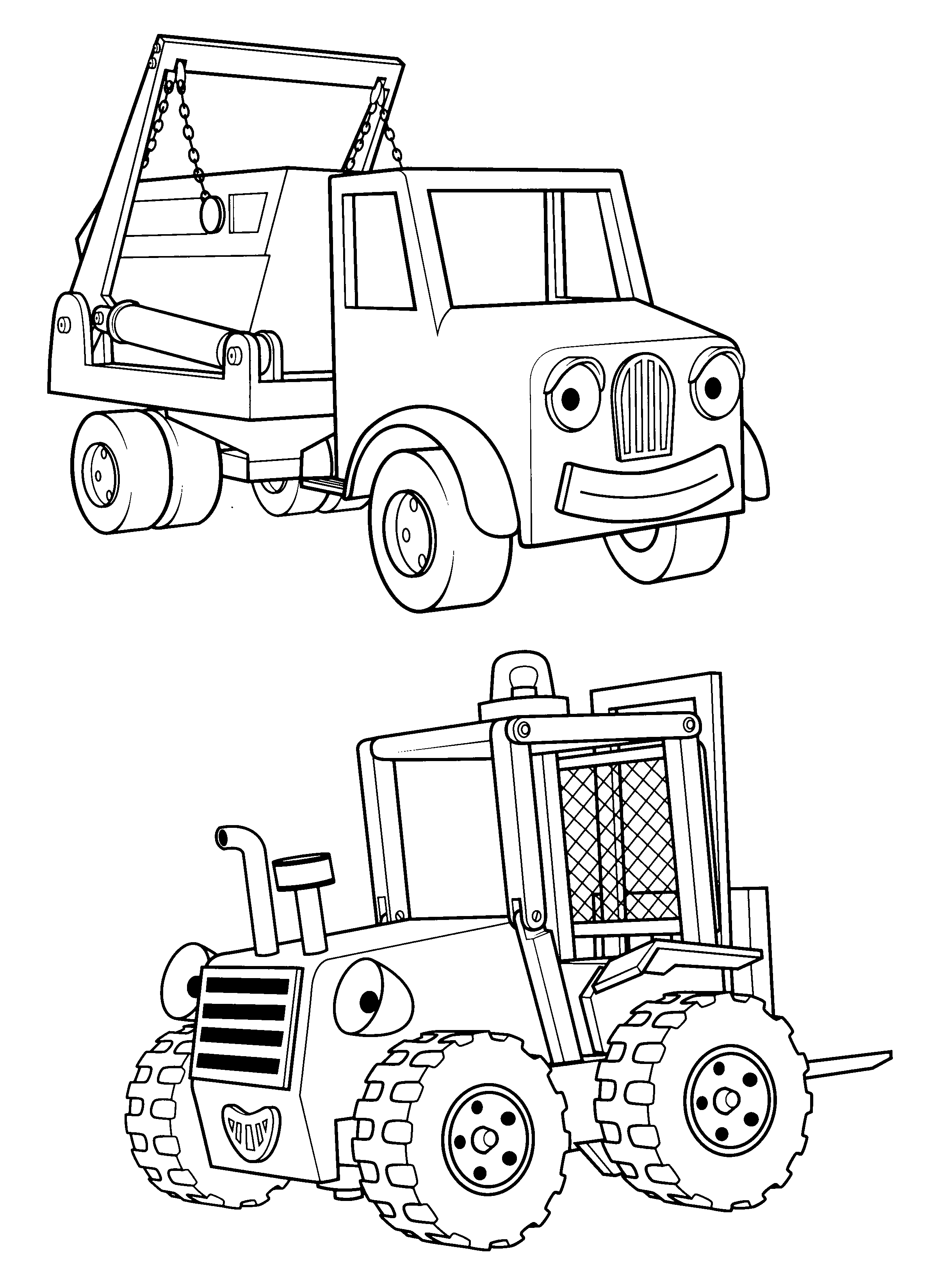 Bob the builder coloring pages