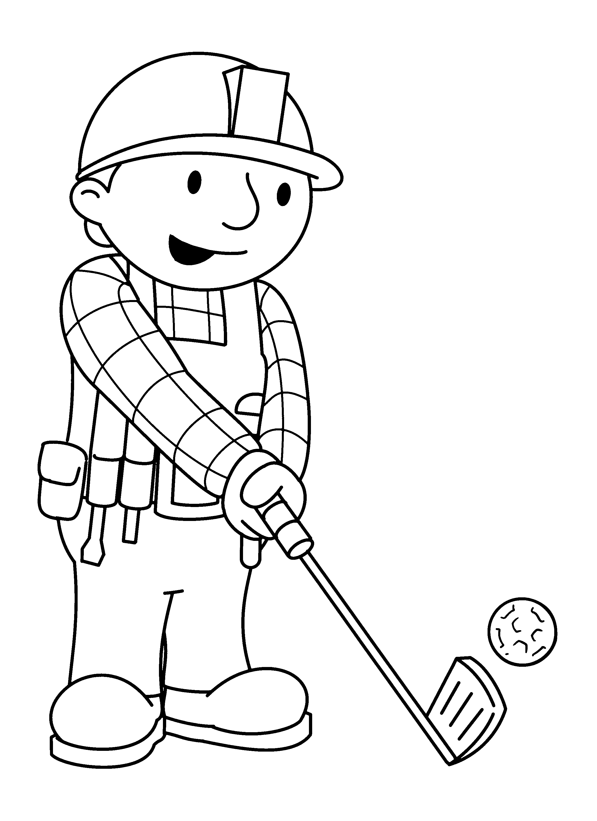 Bob the builder coloring pages