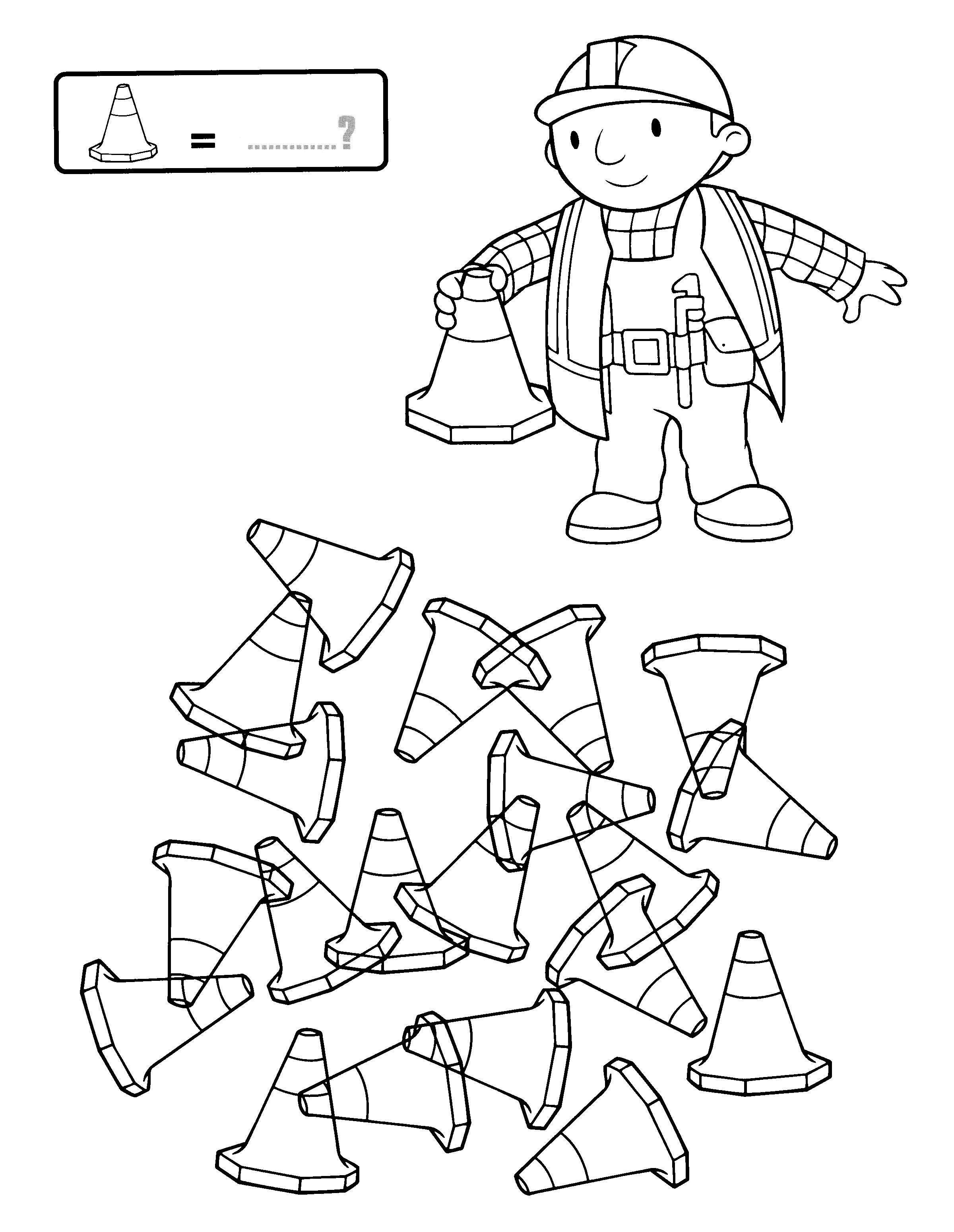 Bob the builder coloring pages